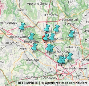 Mappa Via Ai Prati, 21040 Uboldo VA, Italia (5.87308)