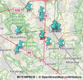 Mappa Via Ai Prati, 21040 Uboldo VA, Italia (3.48615)