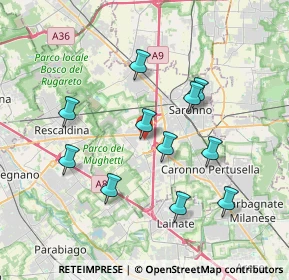 Mappa Via Ai Prati, 21040 Uboldo VA, Italia (3.47364)