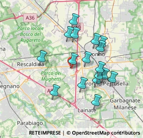 Mappa Via Ai Prati, 21040 Uboldo VA, Italia (3.20529)