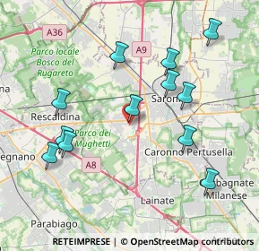 Mappa Via Ai Prati, 21040 Uboldo VA, Italia (4.0425)