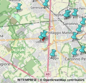 Mappa Via Ai Prati, 21040 Uboldo VA, Italia (2.92313)