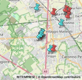 Mappa Via Ai Prati, 21040 Uboldo VA, Italia (1.72286)