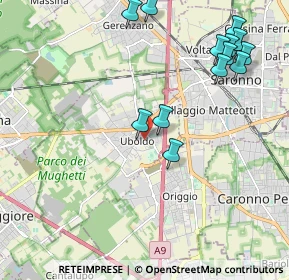 Mappa Via Ai Prati, 21040 Uboldo VA, Italia (2.37923)
