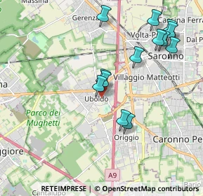 Mappa Via Ai Prati, 21040 Uboldo VA, Italia (2.01538)