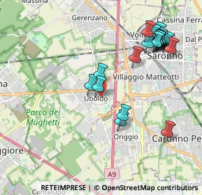 Mappa Via Ai Prati, 21040 Uboldo VA, Italia (2.2045)