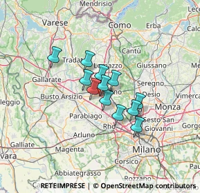 Mappa Via Ai Prati, 21040 Uboldo VA, Italia (8.14417)