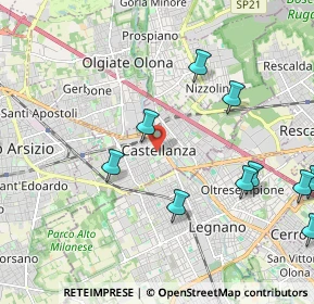 Mappa 21053 Castellanza VA, Italia (2.7425)