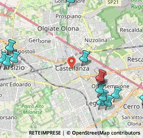 Mappa 21053 Castellanza VA, Italia (2.63118)