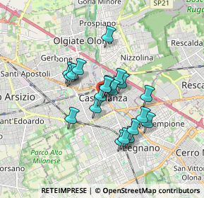 Mappa 21053 Castellanza VA, Italia (1.275)