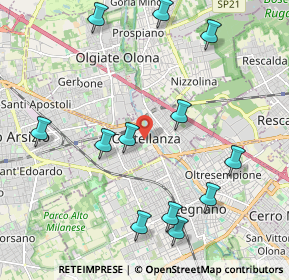 Mappa 21053 Castellanza VA, Italia (2.33917)