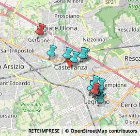 Mappa 21053 Castellanza VA, Italia (1.63)