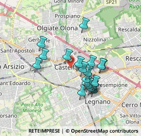Mappa 21053 Castellanza VA, Italia (1.4845)