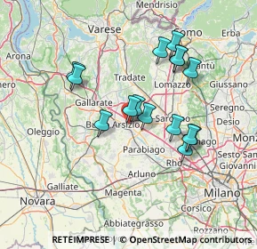 Mappa 21053 Castellanza VA, Italia (12.45067)