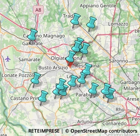 Mappa 21053 Castellanza VA, Italia (6.80722)