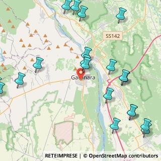 Mappa Via Isonzo, 13045 Gattinara VC, Italia (5.7445)