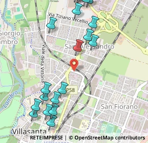 Mappa Via Pier Capponi, 20852 Villasanta MB, Italia (0.6575)