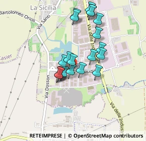 Mappa Via Luigi Einaudi, 31030 Casier TV, Italia (0.3635)