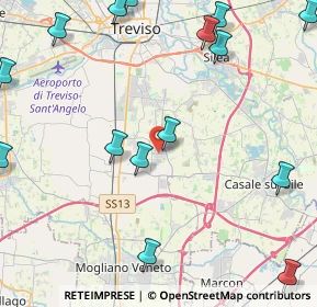 Mappa Via Luigi Einaudi, 31030 Casier TV, Italia (6.633)