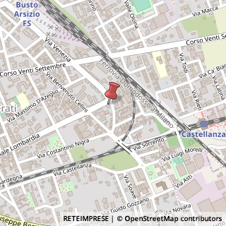 Mappa Via Andrea Costa, 28, 21052 Busto Arsizio, Varese (Lombardia)