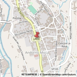 Mappa Via Giorgio Cantono, 3, 13811 Andorno Cacciorna BI, Italia, 13811 Andorno Micca, Biella (Piemonte)