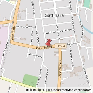 Mappa Via Carlo Furno, 39, 13045 Gattinara, Vercelli (Piemonte)