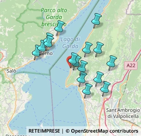 Mappa Piazza Chiesa, 37010 Torri del Benaco VR, Italia (6.06125)