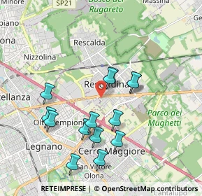 Mappa Via Bonvesin della Riva, 20027 Rescaldina MI, Italia (1.78)