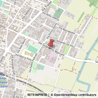 Mappa Via Guglielmo Marconi, 38, 21010 Ferno, Varese (Lombardia)