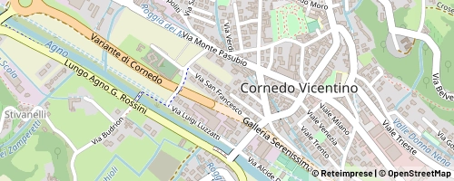 Mappa Cornedo Vicentino