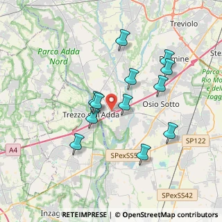 Mappa SP 183, 24042 Capriate San Gervasio BG (3.36833)