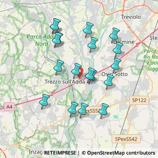 Mappa SP 183, 24042 Capriate San Gervasio BG (3.78278)