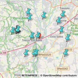 Mappa SP 183, 24042 Capriate San Gervasio BG (4.81053)