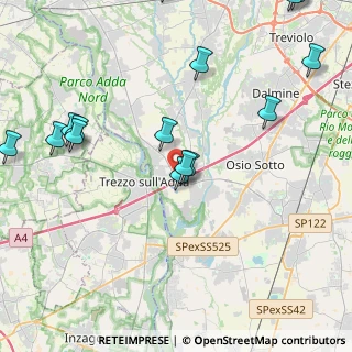 Mappa SP 183, 24042 Capriate San Gervasio BG (5.25467)