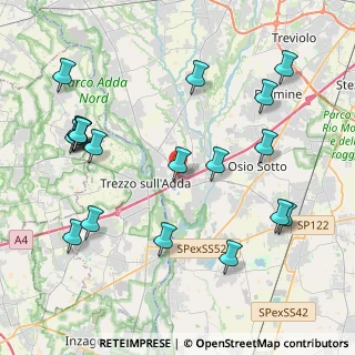 Mappa SP 183, 24042 Capriate San Gervasio BG (4.78105)