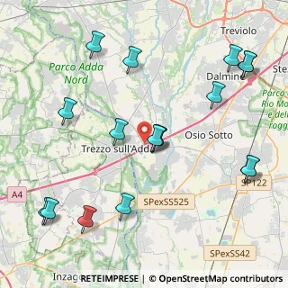 Mappa SP 183, 24042 Capriate San Gervasio BG (4.91882)