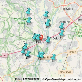 Mappa SP 183, 24042 Capriate San Gervasio BG (3.64421)