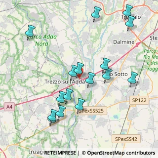 Mappa SP 183, 24042 Capriate San Gervasio BG (4.37063)