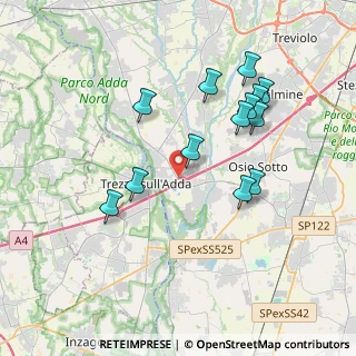 Mappa SP 183, 24042 Capriate San Gervasio BG (3.63231)
