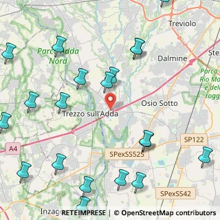 Mappa SP 183, 24042 Capriate San Gervasio BG (5.942)