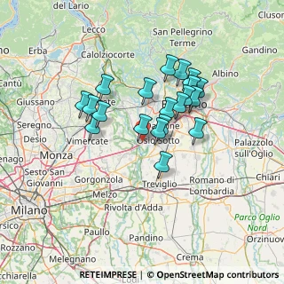 Mappa SP 183, 24042 Capriate San Gervasio BG (11.179)