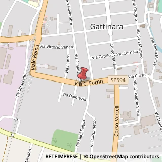 Mappa Via Francesco Mattai,  51, 13045 Gattinara, Vercelli (Piemonte)