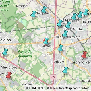 Mappa Via Italia, 21040 Uboldo VA, Italia (2.88133)