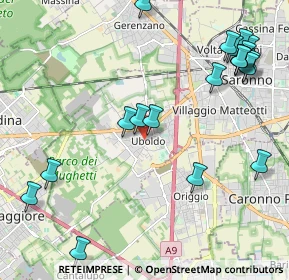 Mappa Via Italia, 21040 Uboldo VA, Italia (2.6435)