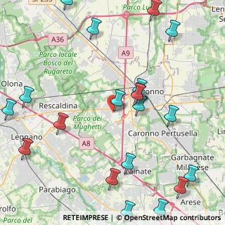 Mappa Via Italia, 21040 Uboldo VA, Italia (5.6105)