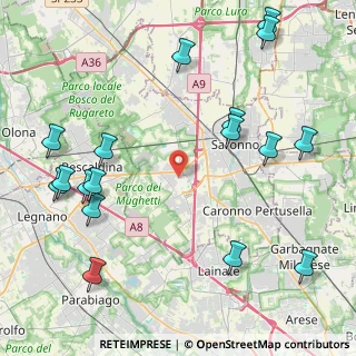 Mappa Via Italia, 21040 Uboldo VA, Italia (5.41765)