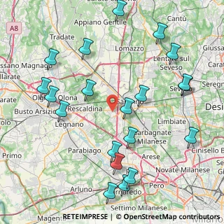 Mappa Via Italia, 21040 Uboldo VA, Italia (9.7815)