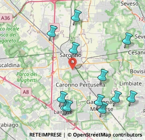 Mappa Via Archimede, 21042 Caronno Pertusella VA, Italia (4.78417)