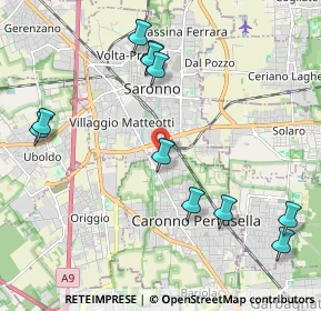 Mappa Via Archimede, 21042 Caronno Pertusella VA, Italia (2.34818)
