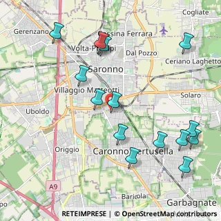Mappa Via Archimede, 21042 Caronno Pertusella VA, Italia (2.36933)
